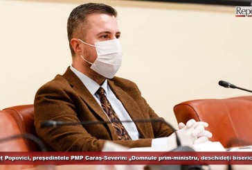 Ionuț Popovici, președintele PMP Caraș-Severin: „Domnule prim-ministru, deschideți bisericile!”