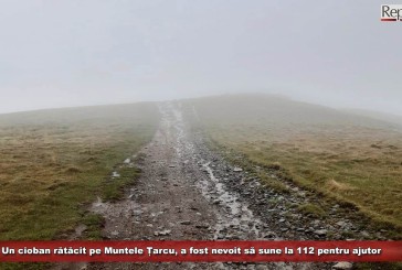 Un cioban rătăcit pe Muntele Țarcu, a fost nevoit să sune la 112 pentru ajutor