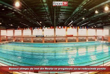 Bazinul olimpic de înot din Reșița se pregătește să își redeschidă porțile