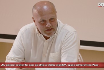 „Cu ajutorul reșițenilor sper să obțin al doilea mandat”, spune Ioan Popa, la exact patru ani de când a câștigat fotoliul de primar