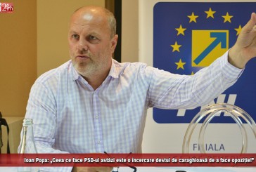 Ioan Popa: „Ceea ce face PSD-ul astăzi este o încercare destul de caraghioasă de a face opoziție!”