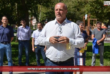 Ioan Popa și-a prezentat viitorii consilieri, în prima zi de campanie