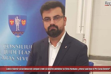 Liderul tinerilor social-democrați cărășeni crede că datorită abilităților lui Silviu Hurduzeu „viitorul sună bine în Pro Caraș-Severin!”