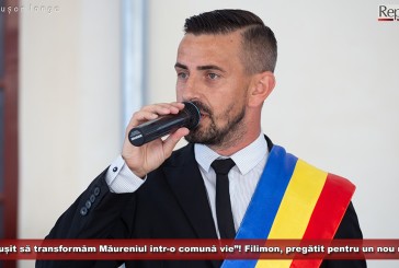 „Am reușit să transformăm Măureniul într-o comună vie”! Primarul Brian Filimon, pregătit pentru un nou mandat