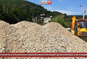 Continuă lucrările la infrastructura rutieră din orașul Anina! Din fonduri guvernamentale și de la bugetul local