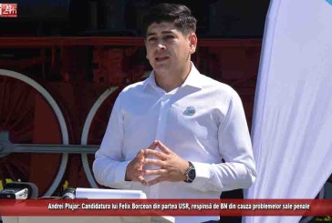 Andrei Plujar: Candidatura lui Felix Borcean din partea USR, respinsă de BN din cauza problemelor sale penale