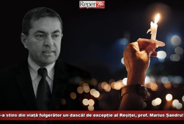 S-a stins fulgerător din viață un dascăl de excepție al Reșiței, prof. Marius Șandru!