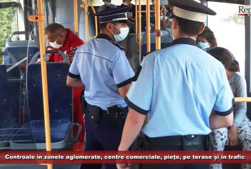 Amenzi de peste 35.000 de lei, aplicate în Caraș-Severin! Controale în zonele aglomerate, centre comerciale, piețe, pe terase și în trafic