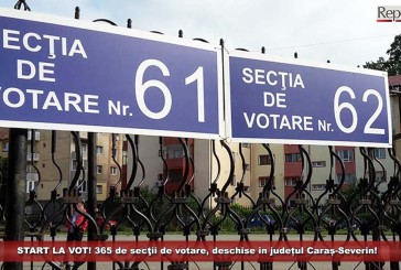 Cărășenii își aleg astăzi primarii, președintele de Consiliu Județean, consilierii locali și județeni! Peste 264.000 de persoane, așteptate la urne