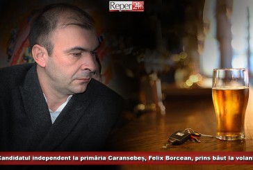 Candidatul independent la primăria Caransebeș, Felix Borcean, prins băut la volan!
