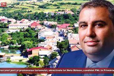 Amenajarea unui port și promovarea turismului, printre obiectivele lui Nelu Bălean, candidatul PNL pentru Primăria Coronini