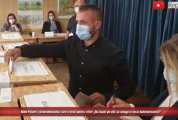 Bebe Pasere, caransebeșeanul care a votat pentru viitor! „Nu lăsați pe alții să aleagă în locul dumneavoastră!”