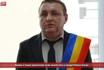 Rămâne în fruntea administrației locale! Dumitru Ursu a câștigat Primăria Oravița!