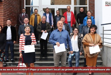 „Să ne acordați încredere. Puterea nu ne-a luat mințile”! Primarul Popa și consilierii locali au primit certificatele doveditoare ale alegerii