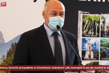 „Caraș-Severinul este pe mâini bune”! Romeo Dunca, învestit președinte al Consiliului Județean! „Ne așteaptă patru ani de muncă și de stres”!