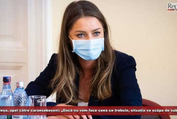 Andra Pleșa, apel către caransebeșeni: „Dacă nu vom face ceea ce trebuie, situația va scăpa complet de sub control”