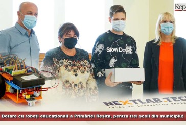 Dotare cu roboți educaționali a Primăriei Reșița, pentru trei școli din municipiu!