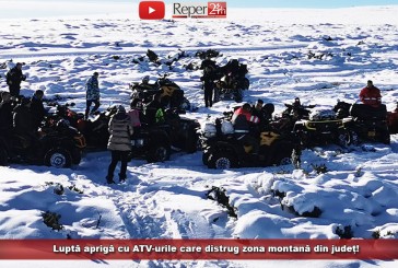 Luptă aprigă cu ATV-urile care distrug zona montană a județului!