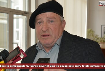 Schimbare în componența Consiliului Județean Caraș-Severin! Cine va ocupa cele 4 fotolii rămase vacante?