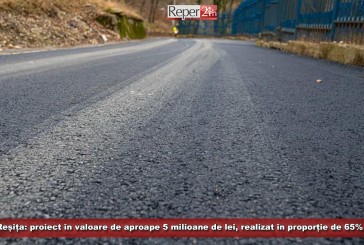 Reșița: proiect în valoare de aproape 5 milioane de lei, realizat în proporție de 65%