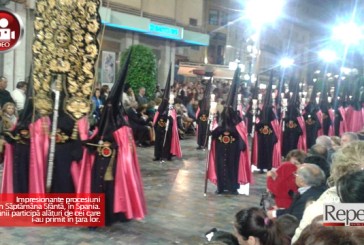 Impresionante procesiuni în Săptămâna Sfântă, în Spania. Românii participă alături de cei care i-au primit în ţara lor.