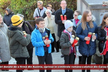 Lumânări donate de o firmă din Austria vor fi aprinse astăzi și mâine în mai multe cimitire romano-catolice din Caraș-Severin!
