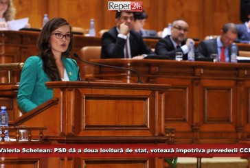 Valeria Schelean: PSD dă a doua lovitură de stat, votează împotriva prevederii CCR