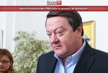 Sorin Frunzăverde: PSD este în proces de disoluție!