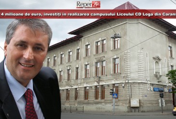 Peste 4 milioane de euro, investiți în realizarea campusului Liceului CD Loga din Caransebeș!