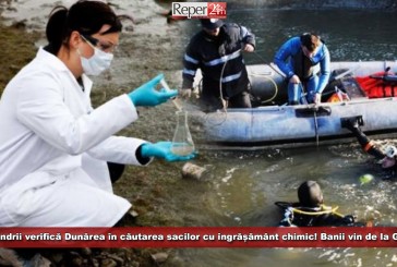 Scafandrii verifică Dunărea în căutarea sacilor cu îngrășământ chimic! Banii pentru intervenție vin de la Guvern