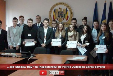 „ Job Shadow Day ” la Inspectoratul de Poliţie Judeţean Caraş-Severin
