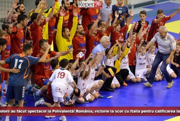 Tricolorii au făcut spectacol la Polivalentă! România, victorie la scor cu Italia pentru calificarea la CE