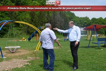 Primăria Oțelu Roșu investește în locurile de joacă pentru copii!