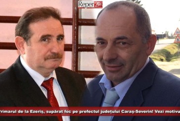 Primarul de la Ezeriș, supărat foc pe prefectul județului Caraș-Severin! Vezi motivul!
