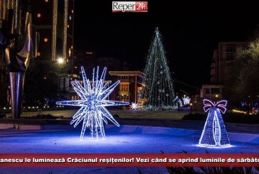 Și în zile negre, Stepanescu le luminează Crăciunul reșițenilor! Vezi când se aprind luminile de sărbătoare!