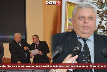 Județul Caraș-Severin are un nou consilier județean: caransebeșeanul Mihai Minea!
