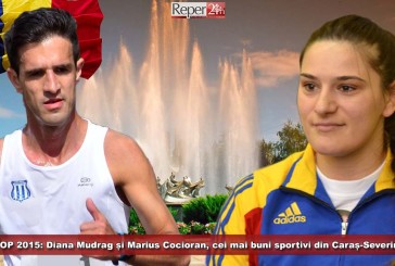 TOP 2015: Diana Mudrag și Marius Cocioran, cei mai buni sportivi din Caraș-Severin!