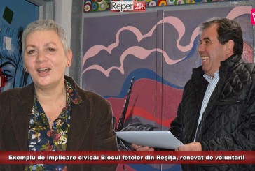 Exemplu de implicare civică: Blocul fetelor din Reșița, renovat de voluntari!