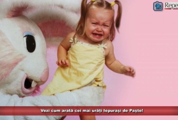 FOTO: Costumele hidoase de iepuri, coșmarul copiilor! Vezi cum arată cei mai urâți iepurași de Paște!