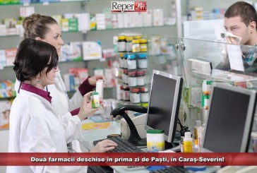 Două farmacii deschise în prima zi de Paști, în Caraș-Severin!