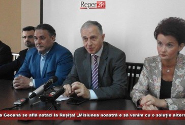 (E) Mircea Geoană se află astăzi la Reșița! „Misiunea noastră e să venim cu o soluție alternativă”