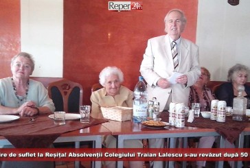 Întâlnire de suflet la Reșița! Absolvenții Colegiului Traian Lalescu s-au revăzut după 50 de ani!