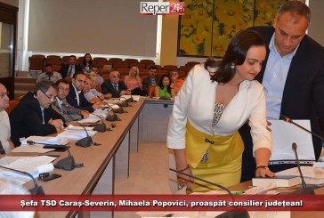 Șefa TSD Caraș-Severin, Mihaela Popovici, proaspăt consilier județean!