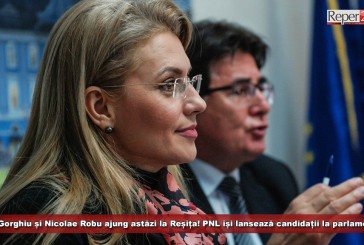 Alina Gorghiu și Nicolae Robu ajung astăzi la Reșița! PNL își lansează oficial candidații la parlamentare