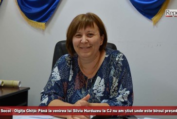 Primar Socol – Olgița Ghiță: „Până la venirea lui Silviu Hurduzeu la CJ nu am știut unde este biroul președintelui”