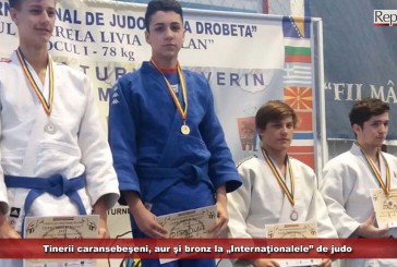Tinerii caransebeşeni, aur şi bronz la „Internaţionalele” de judo