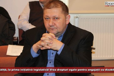 Senatorul Chisăliță, la prima inițiativă legislativă! Vrea drepturi egale pentru angajații cu dizabilități!