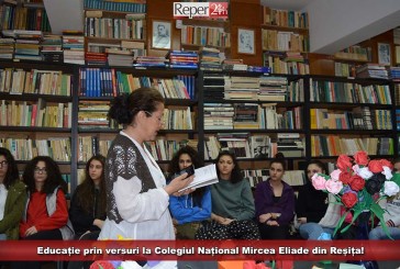 Educație prin versuri la Colegiul Național Mircea Eliade din Reșița!