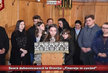 Seară duhovnicească la Oravița: „Tinereţe în cuvânt”