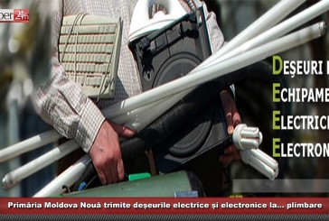 Primăria Moldova Nouă trimite deșeurile electrice și electronice la… plimbare